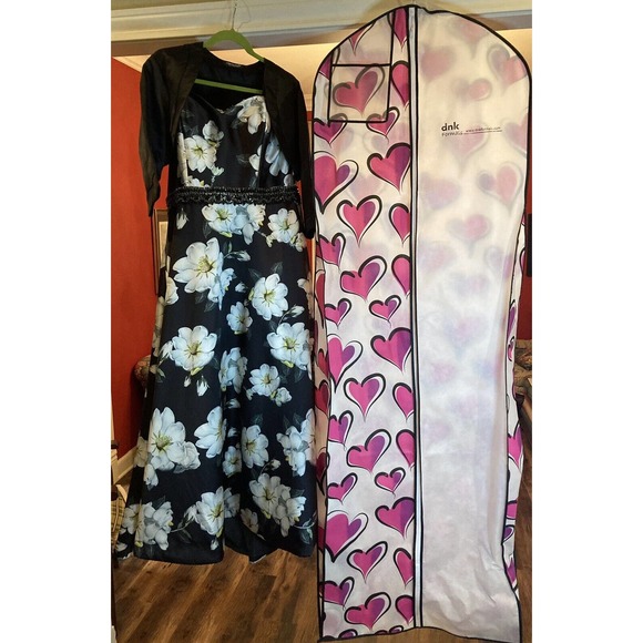 Prom Dress, Long, Plus Size, 14W, Bolero Jacket 18, Rachel Allan Curves, Pre-own - Picture 11 of 12